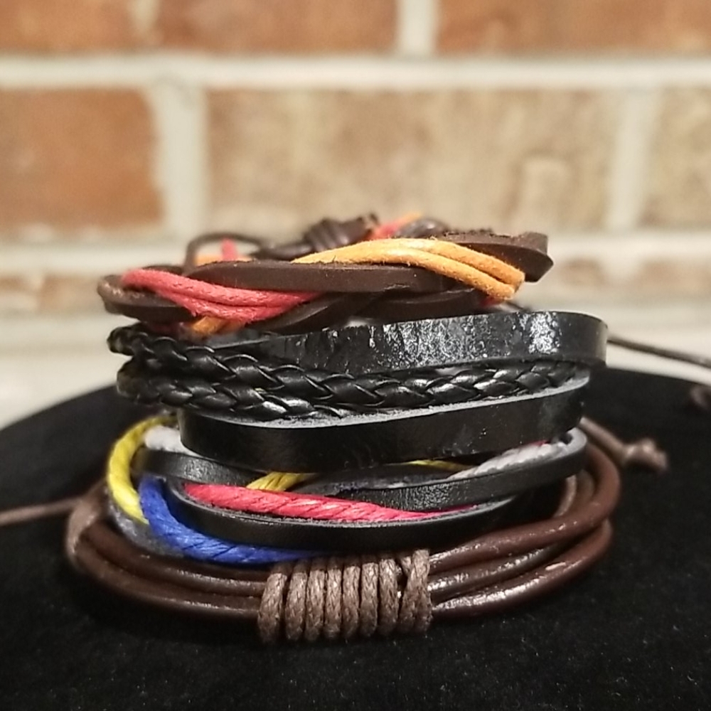 Men's Leather Inspired Bracelets
